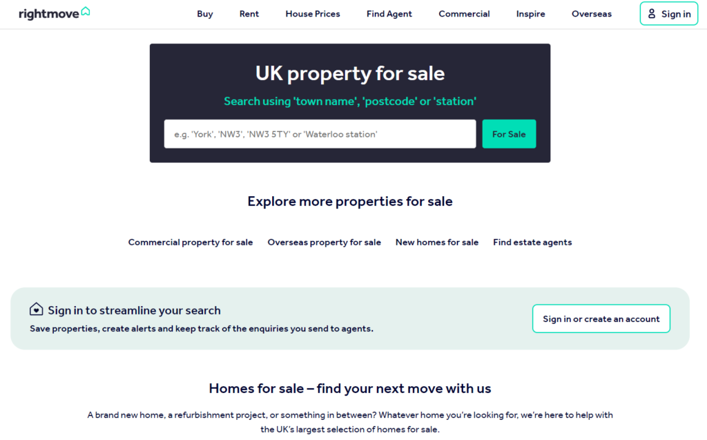 property sale rightmove